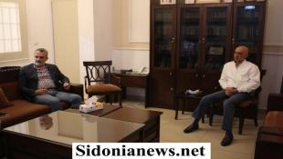 النائب أسامة سعد استقبل وفدا من  الحزب السوري القومي الاجتماعي