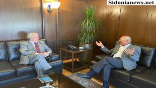 بالصور : رئيس غرفة تجارة صيدا محمد صالح بحث مع السفير الاسباني الجديد سبل تعزيز العلاقات التجارية بين لبنان واسبانيا