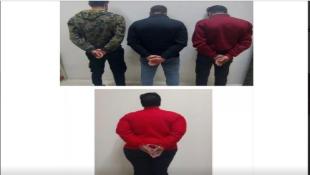 قوى الأمن الداخلي : توقيف 4 أفراد من عصابة اقدموا على حطف مواطنه