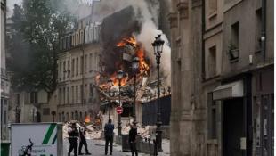 انفجار غاز  في باريس.. إصابات وانهيار جزئي لمبنى