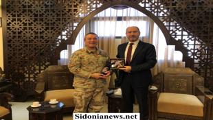 بالصور : رئيس بعثة هيئة الامم المتحدة لمراقبة الهدنة غوتشات بعد لقائه المحافظ ضو في سراي صيدا  : قرارات وقف الاعتداءات الإسرائيلية يتخذها مجلس الأمن