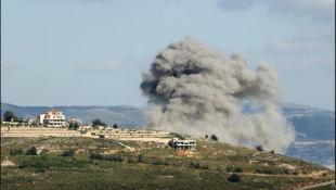 الجيش الإسرائيلي يُعلن أنه شن غارات على أهداف للحزب في 6 مناطق بجنوب لبنان