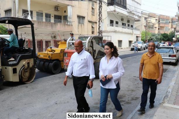 بالصور: بلدية الهلالية ولجنة الأشغال تطلقان مشروع تزفيت حفر الشوارع  بعد الإنارة بمواكبة رئيس البلدية السيد ميشال  أبوزيد ورئيسة لجنة الأشغال السيدة هنا أبومرعي