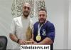 بالصور : الصيدلي عمر مرجان إستقبل البطل الصيداوي خضر السن