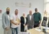 بالصور : بهية الحريري هنأت خضر السن بفوزه ببطولة غرب آسيا برفع الأثقال واللجنة التكريمية الرياضية كرمته بوسامها الفضي