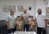 عمر مرجان يستقبل بطل الـMMA الطفل أمير السن ويهنئه بإحراز الميدالية الذهبية