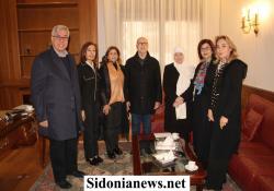 بالصور : بهية الحريري تستقبل وفد جمعية " أهلنا"  برئاسة سحر جلال الدين الجبيلي