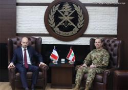 بالصور : قائد الجيش اللبناني العماد رودولف هيكل استقبل وزير الخارجية الفرنسي وجرى التداول في التحضيرات الجارية لانعقاد مؤتمر دعم الجيش في فرنسا