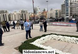 بالصور: عامر معطي يزور ضريح الشهيد الرئيس رفيق الحريري ويضع إكليلاً من الزهر في الذكرى 21 لإغتياله