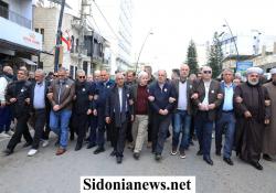 بالفيديو وبالصور: مسيرة حاشدة في صيدا تقدمها النائب أسامة سعد بمناسبة ذكرى 51 عاما على إغتيال والده الشهيد معروف سعد ومواقف هامة في كلمة النائب سعد في ختام المسيرة