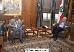 بالصور : النائب أسامة سعد يزور رئيس مجلس النواب نبيه بري ويبحث معه المستجدات السياسية والميدانية