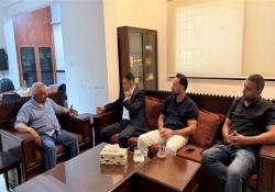 النائب د. أسامة سعد يستقبل رئيس بلدية الجية وسام قزي وسفير النوايا الحسنة لدى الأمم المتحدة فارس غطاس