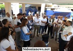 بالصور: وفد دبلوماسي أوروبي يتفقد مركز إيواء ثانوية الزعتري في صيدا للاطلاع على الجهود الإغاثية والبلدية تؤكد أهمية استمرار الدعم