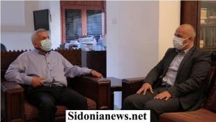 بالصور : النائب أسامة سعد إستقبل العقيد فادي قرانوح مشددا على  أهمية مؤازرة أمن الدولة  لمراقبي وزارة الاقتصاد