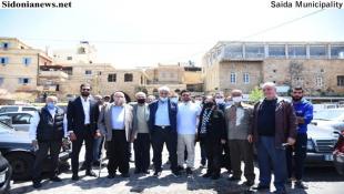بعد جولة ميدانية مع السيد زيدان...  السعودي ينوه بمبادرة السيد محمد زيدان وجمعيته الإنمائية  بإطلاق مشروع  ترميم الواجهة البحرية لمدينة صيدا القديمة