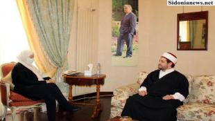 بالصور: النائب بهية الحريري تلتقي المفتي مدرار الحبال وممثلي جمعيات  ومبادرات خيرية في صيدا والجوار