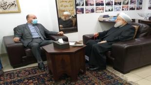 الشيخ ماهر حمود  إلتقى في صيدا مسؤول حماس في لبنان أحمد عبدالهادي