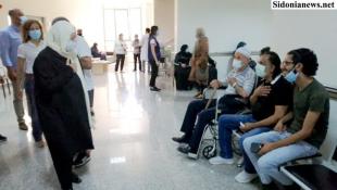 بالصور: الحريري تفقدت ماراتون فايزر في المستشفى صيدا الحكومي والمستشفى التركي: السباق مع الفيروس مستمر