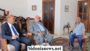 بالصور : النائب اسامه سعد استقبل تامر والسعودي والتشديد على اهمية الاسراع باستكمال تجهيز المرفأ واطلاق عمله بما يخدم مصلحة المدينة ومنطقتها