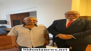 النائب أسامة سعد استقبل رئيس الكونغرس الأميركي اللبناني المهندس مالك فرنسيس