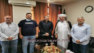 بالصور: وفد حزب الله زار المفتي سوسان في دار إفتاء صيدا  وحيا صمود المقاومة في غزة