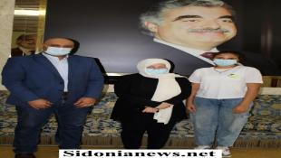 بالصور : النائب بهية الحريري تهنىء تلميذة "مدرسة البهاء" تيا القاضي  على اختيارها لتمثيل لبنان في "منتدى الأونيسكو العالمي للطلاب "  (من 7 إلى 9 كانون الأول 2021 )