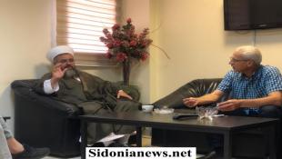 بالصور : موظفو مستشفى صيدا الحكومي واصلوا اضرابهم المقتوح وزيارة تضامن للشيخ العيلاني معهم