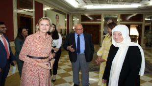 بالصور: الحريري استقبلت سفيرة السويد آن ديسمور بحضور رئيس بلدية صيدا السعودي