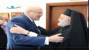 الرئيس ميقاتي التقى المطران عودة: عرضٌ للأوضاع الراهنة وتداعيات 4 آب