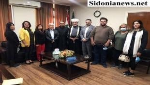 لجنة الأعياد تجمعنا في صيدا تزور المفتي سوسان والدكتور البزري
