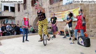 In pictures: A joint Spanish-Lebanese clown team presented entertainment shows in Sidon, in coordination with the municipalities of Sidon and Barcelona