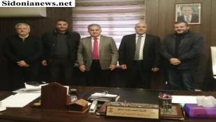 وفد من حزب الله زار رئيس المنطقة التربوية في الجنوب احمد صالح  مهنئا