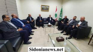 بالصور : الجماعة الإسلامية في صيدا تلتقي مشعل والوفد المرافق