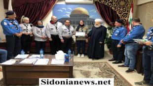 بالصور: كشافة الغد: اللقاء الكشفي الأول وزيارة الشيخ ماهر حمود