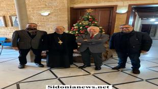 وفد تيار المستقبل عايد المطرانين حداد والعمار وبحث الاوضاع العامة