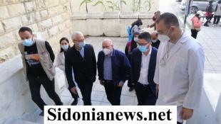 بالصور: الوزير فراس الأبيض تفقد ماراتون فايزر في مستشفى صيدا الحكومي برفقة الدكتور الصمدي: نرصد إرتفاعا كبيرا في الإصابات واللقاح يحصن المجتمع