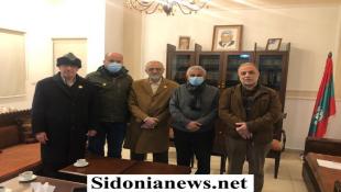 بالصور : النائب أسامة سعد يستقبل وفدا من حزب التحرير الاسلامي