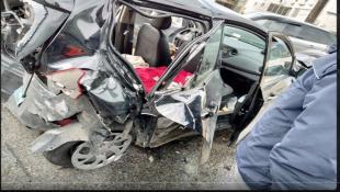 بالصور- إصابة 5 أشخاص بحادث سير مروّع عند جسر حالات