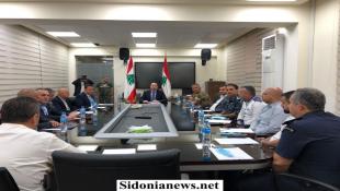 مجلس الامن الفرعي في الجنوب : التنسييق والتعاون مع الأجهزة الامنية  كافة لضمان أمن العملية الإنتخابية وسلامتها
