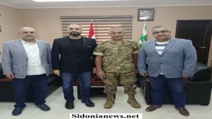 حشيشو والسن جالا على قادة الاجهزة الامنية والعسكرية في صيدا