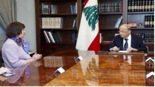 عون  يلتقي فرونتسكا : مفاوضات الترسيم  باتت في مراحلها الأخيرة