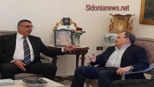 الوزير الحجار إلتقى النائب البزري في منزله بصيدا وأبوضاهر في سراي صيدا الحكومي