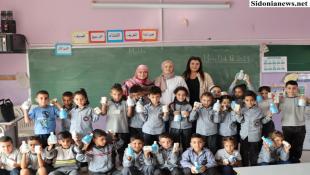 بالصور : مؤسسة مياه لبنان الجنوبي بالتعاون مع اليونيسيف نظمت يوما تربويا وتوعويا وصحيا لتلاميذ مدرسة الاصلاح المختلطة في صيدا