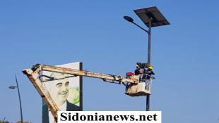 بالصور: بالتعاون مع بلدية صيدا :  إنارة لعدد من شوارع وساحات صيدا  بالطاقة الشمسية نفذها المعهد الأوروبي للتعاون والتنمية IECD وجمعية خادمي الغد SDA