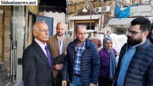 بالصور : لجنة تنظيم المدينة في  صيدا تواجه تفقدت برفقة الشريف الوسط التجاري وإجراءات تنظيم شوارعه وأسواقه