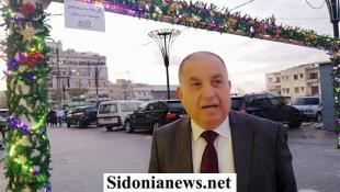 بالصور:  جمعية تجار صيدا وضواحيها تزين السوق التجاري بمعالم زينة الميلاد وحجازي تفقدها وهنأ بالأعياد بإسم الشريف