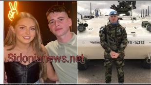 بالصور: تشييع الجندي الدولي في Unifil  الايرلندي المظلوم Sean Roony سين روني من مستشفى حمود الجامعي في صيدا بحضور قيادة القوات الدولية