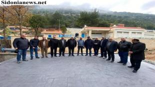 بالصور : وزير البيئة ياسين والنواب رعد وقبيسي  تفقدوا أشغال مشروع صيانة وتأهيل منشآت نبع الطاسة