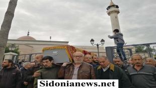بالصور: صيدا شيعت الدكتور أحمد نبيل الراعي في مأتم مهيب وبمشاركة شخصيات وفاعليات وهيئات ووفود شعبية