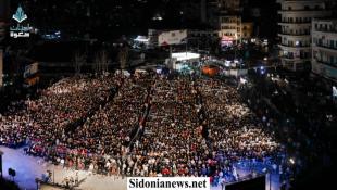 بالصور: جسور الإخاء الرابع في صيدا : المفتي سوسان يرعى أكبر حشد ديني رمضاني في صيدا  والمنشد محمد كندو تألق والجمهور كبّر وهلل